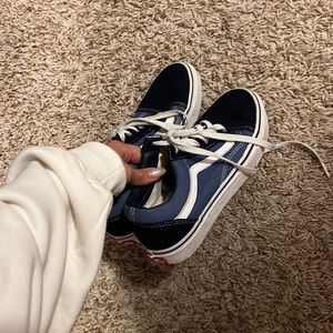 old skool blue vans